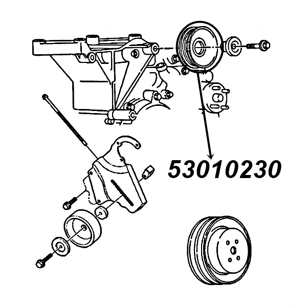 Jeep Grand Cherokee Zj Zg Ltr Spannrolle Umlenkrolle Oben Mm