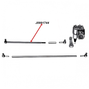 Jeep CJ CJ7 CJ8 Premium Steering Drag Link at right Steering Knuckle ...