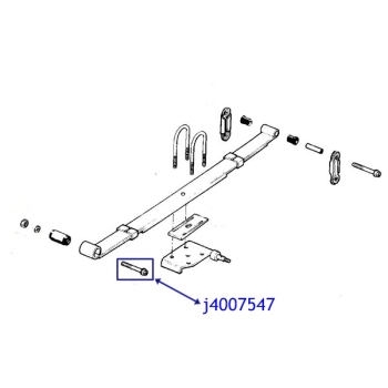 Jeep Wrangler YJ Bolt Left Spring 87-96