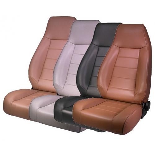 Jeep Wrangler TJ Front Seat High-Back Seat Reclinable Tan Factory Style  96-02