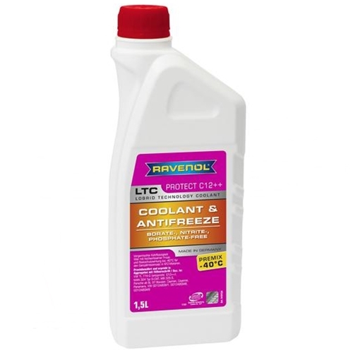 Jeep Wrangler JK 3,6 ltr. Engine RAVENOL LTC Premix -40°C Protect C12++ 1,5  ltr. Radiator Antifreeze 16-18