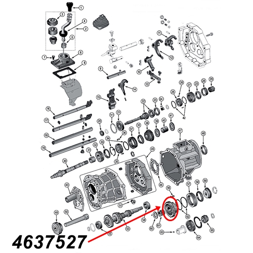 Jeep Wrangler YJ 5th Gear Counter AX15 Transmission 92-95