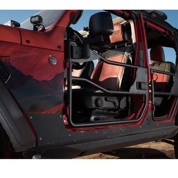 Jeep Gladiator Jt Set Front Half Doors Element Tube Doors Highrock 4x4 Matte Black Year 19