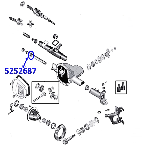 Jeep Wrangler YJ Intermediate Shaft Collar