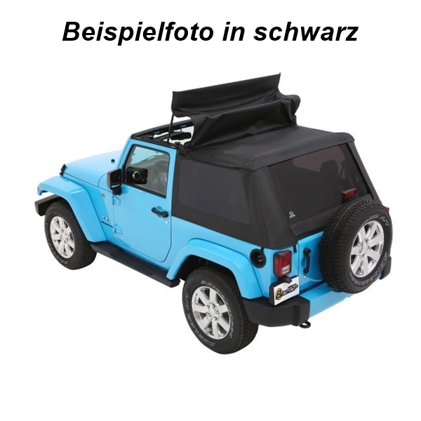 Jeep Wrangler Jk 2 Doors Trektop Nx Plus Softtop With Tinted Windows Pebble Beige Twill Bestop