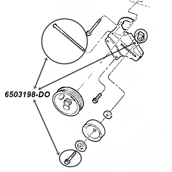 jeep wrangler serpentine belt tensioner bolt