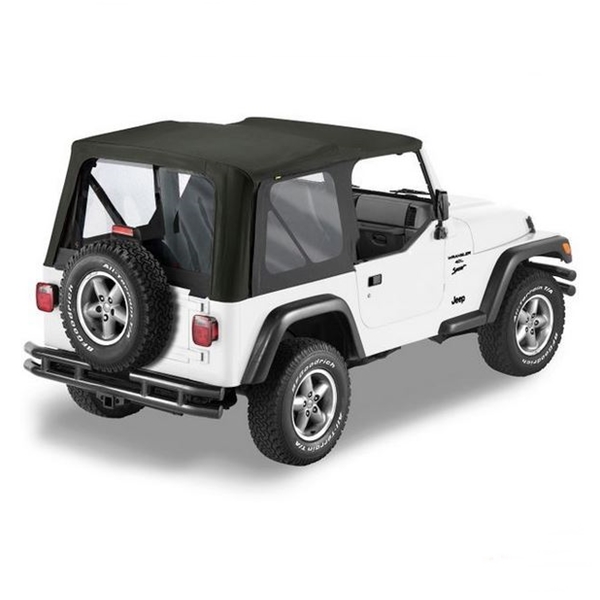 Jeep Wrangler TJ Replacement Skin for original Soft Top Black Sailcloth  Bestop 03-06