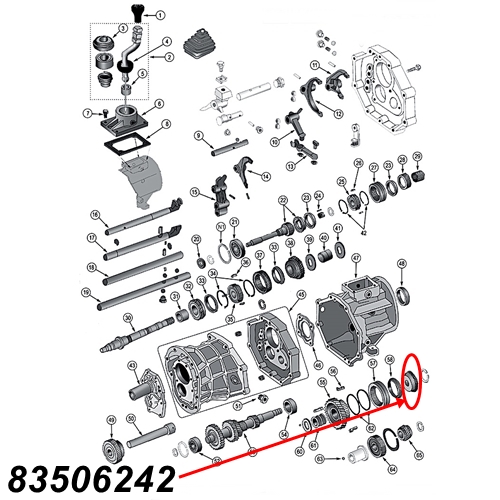 Jeep Wrangler TJ 5th Gear Splined AX15 Transmission 96-99