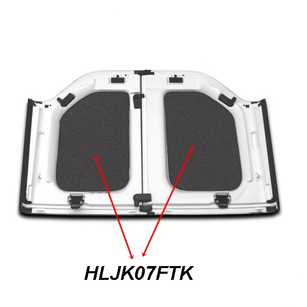 Jeep Wrangler JK Headliner Set for Freedom Panels BedRug 07-10