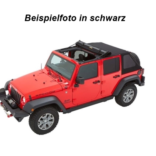 Jeep Wrangler Jk 4 Turer Trektop Nx Plus Softtop Verdeck Navy Blue Blau Twill Textil 3